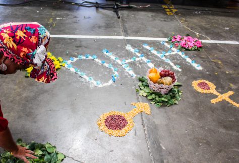 Elaboración del diseño litúrgico para la oración intercultural en el encuentro de Conmemoración de los 71 años de la declaración de los derechos humanos en el Norte del Cauca