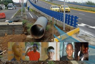 Los rostros de los jóvenes de la masacre de Llano Verde y el puente que excluye todo lo que no sea carro