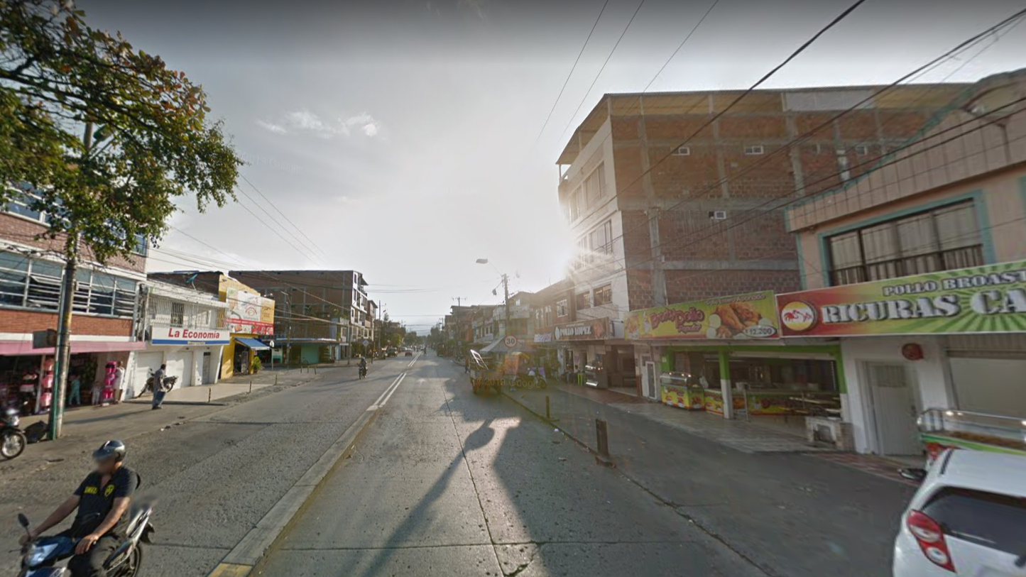 Panorámica del barrio Popular en la tarde caleña.