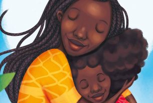 Imagen de Lydia Mba de una madre afro que abraza a su hija