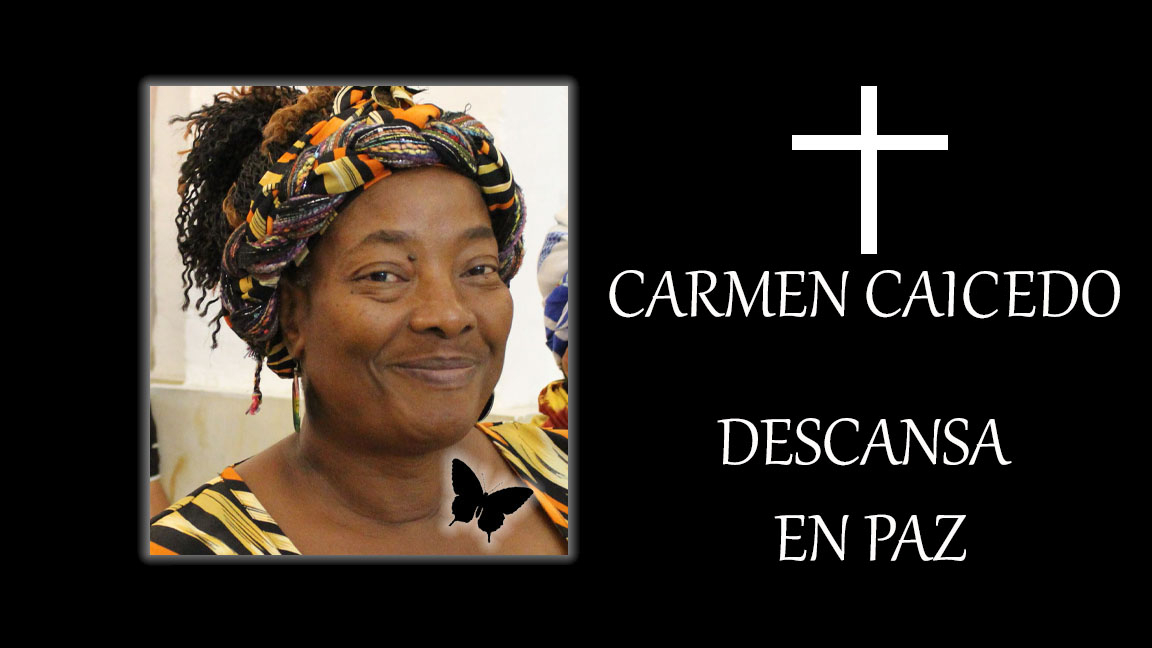 Homenaje a Carmen Caicedo en su fallecimiento