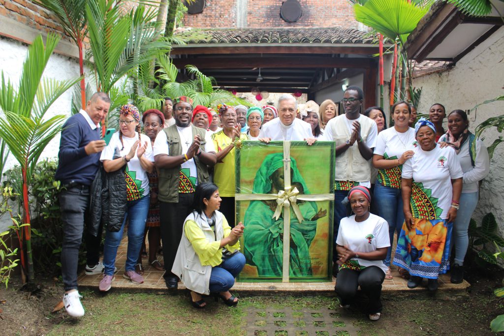 Mons. Darío de Jesús Monsalve con la Pastoral Afro, 2022.